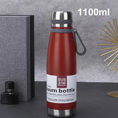 Insulated Stainless Steel Thermos Bottle – Large Capacity Travel Flask