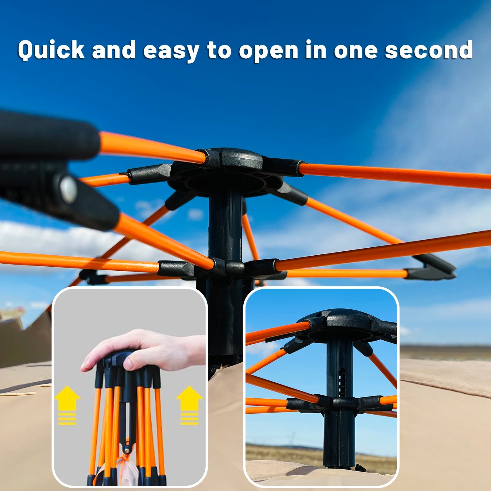 Outdoor Automatic Tent - 4 Person 