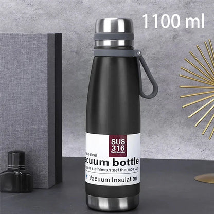 Insulated Stainless Steel Thermos Bottle – Large Capacity Travel Flask