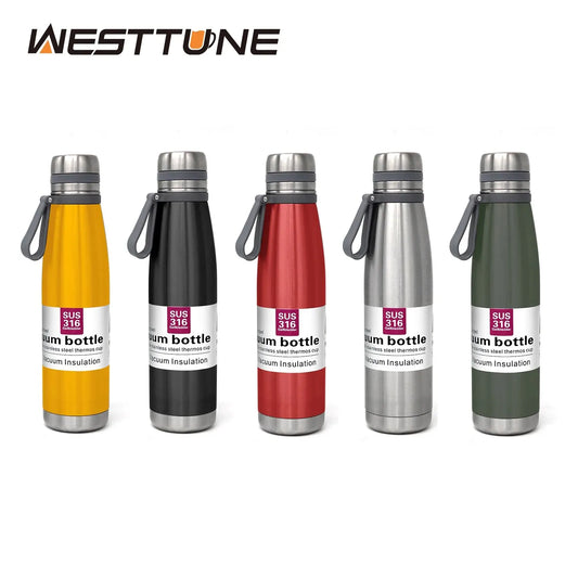 Insulated Stainless Steel Thermos Bottle – Large Capacity Travel Flask