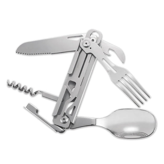 Multifunctional Camping Tool – Portable Stainless Steel Survival Card