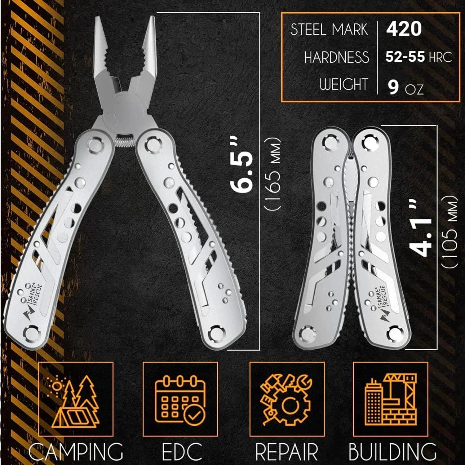 24-in-1 Survival Multitool