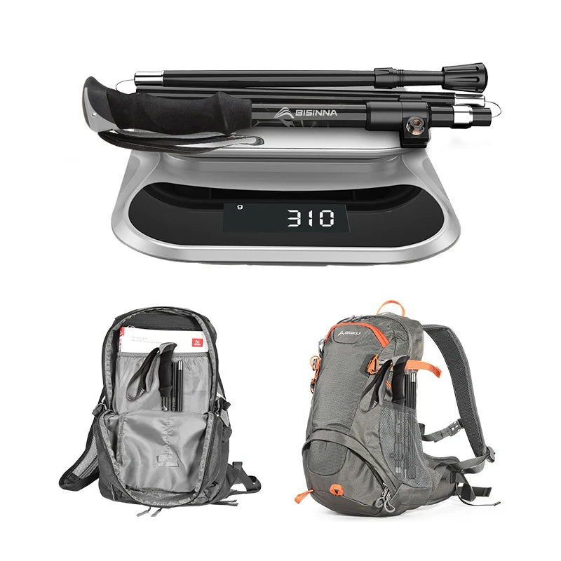  Foldable Trekking Poles – Ultralight Aluminum Walking Sticks